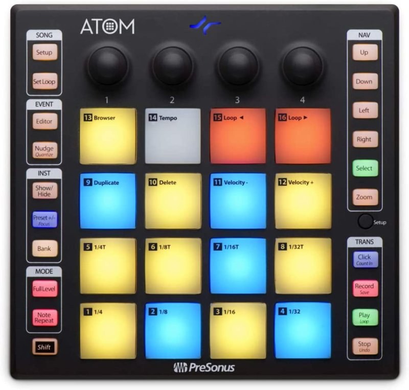 PreSonus ATOM 16-Pad MIDI Controller