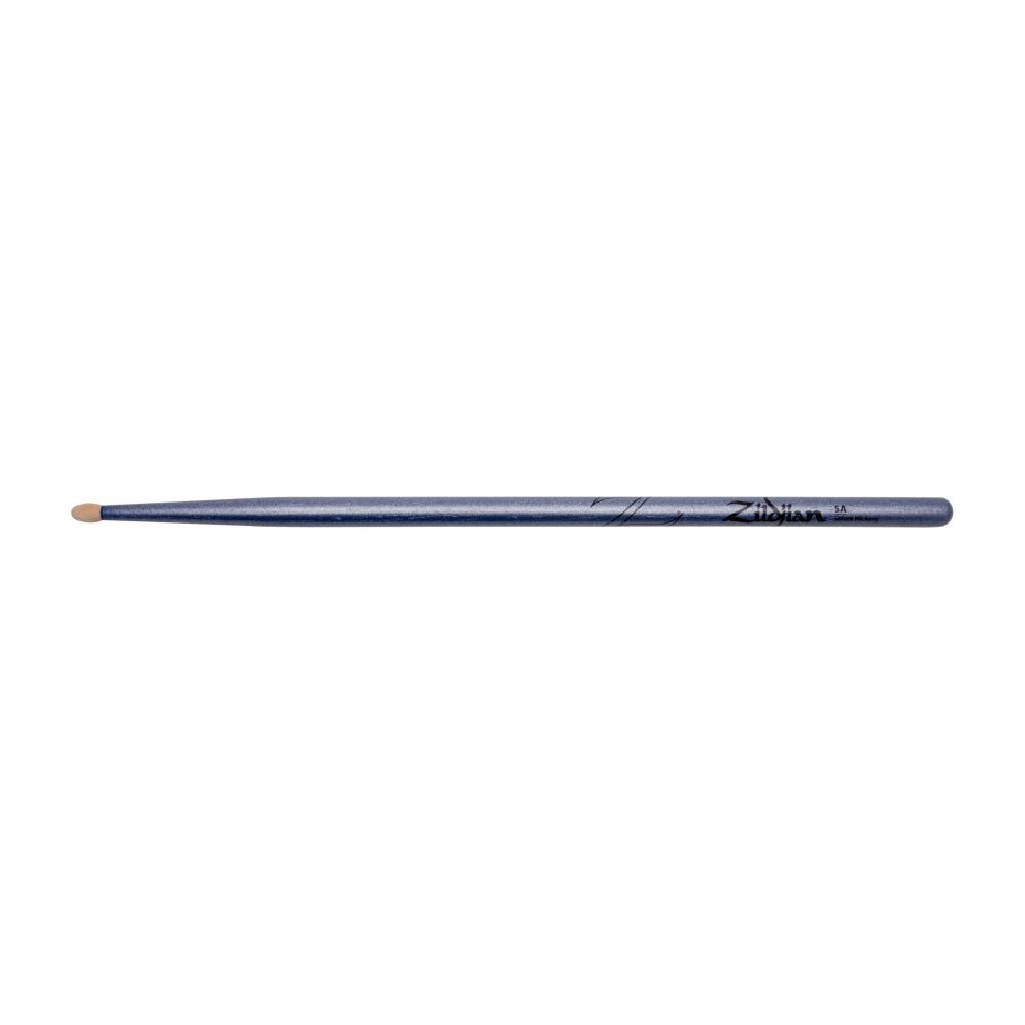 Zildjian 5A Chroma, baguettes de batterie en hickory, bleu métallique