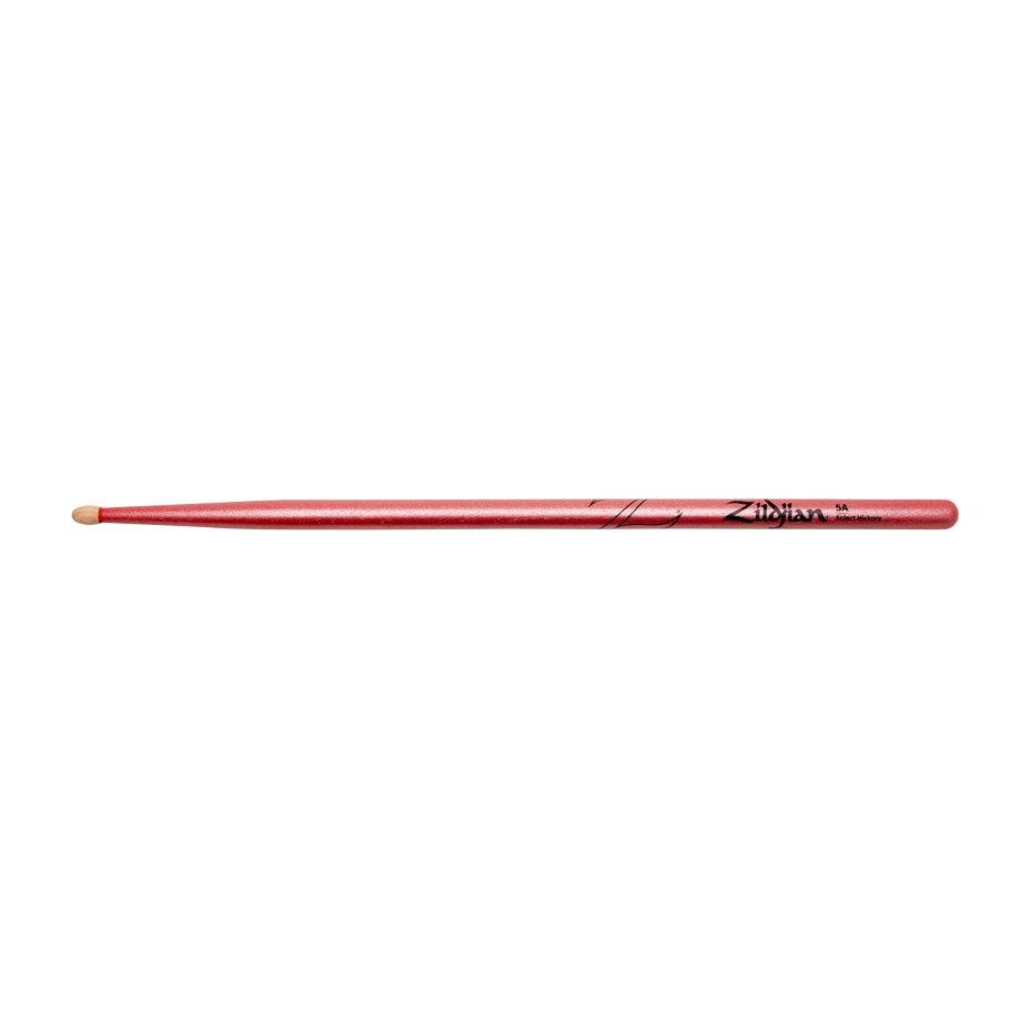 Zildjian 5A Chroma Hickory Drumsticks, Metallic Pink