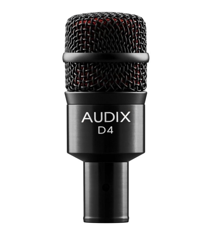 Audix D4, micro dynamique d'instrument hypercardioïde pour tom basse