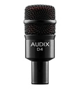 Audix D4, micro dynamique d'instrument hypercardioïde pour tom basse