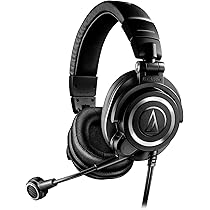 [ATH-M50XSTS] Audio-Technica ATH-M50XSTS - Casque Stéréo Broadcast - Microphone