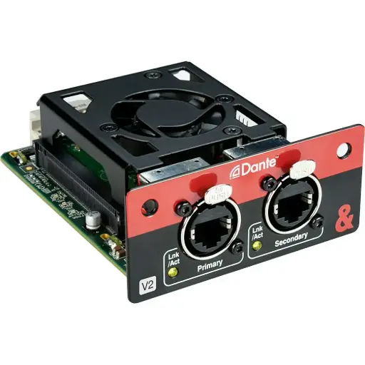 [SQ-DANTE64-V2] Allen & Heath SQ-DANTE64-V2 - Carte d'Extension - Audio Réseau