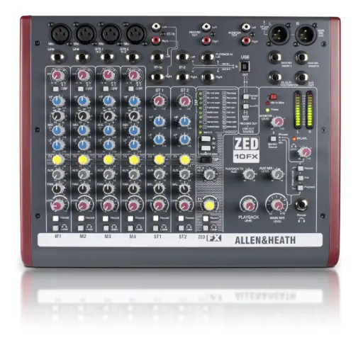 [ZED-10-FX] Allen & Heath ZED-10FX Console analogue usb