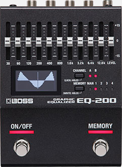 [EQ-200] Boss EQ-200 - Graphic Equalizer - Total Control