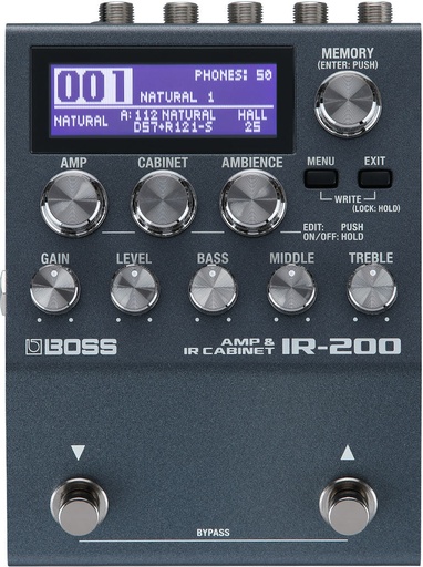 [IR-200] Boss IR-200 - Simulateur d'Amplificateurs et de Cabinets 