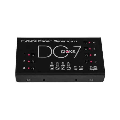 [DC7] Cioks DC7 - Bloc d'Alimentation pour Pedalboard - 7 Sorties Isolées
