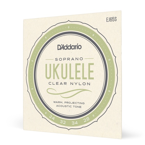 [EJ65S] D'Addario EJ65S - Soprano Ukulele Strings [Pro-Art√©]