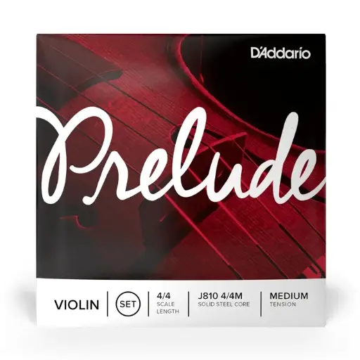 [J810 4/4M] D'Addario Orchestral - D'Addario Prelude Violin String Set, 4/4 Sca...