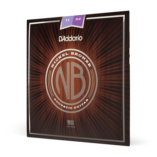 [NB1152] D'Addario NB1152 - Cordes Guitare Acoustique Custom Light