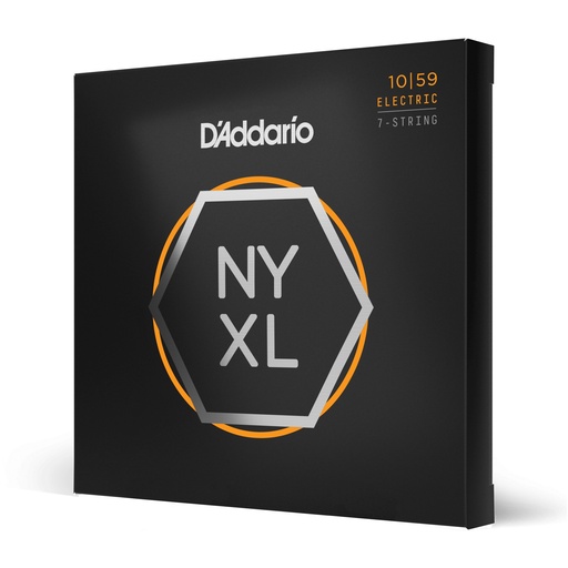 [NYXL1059] D'Addario NYXL1059 - Cordes Guitare Électrique 7 Cordes [Regular Light]