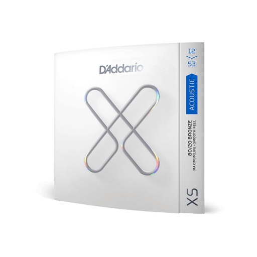 [XSAPB1253] D'Addario Strings - D'Addario 12-53 Light, XS Phosphor Bronze Coate...