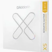 [XSAPB1256] D'Addario Strings - XSAPB1256 - Cordes XS Phosphor Bronze avec revêtement pour guitare acoustique, 12-56 aiguës Light/graves Medium