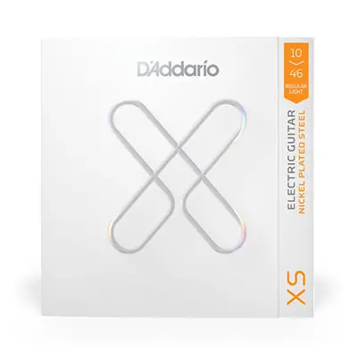 [XSE1046] D'Addario Strings - XSE1046 - Cordes XS Nickel avec revêtement pour guitare électrique, 10-46 Regular Light