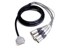 [DDA8-FX-10] Digiflex DDA8-FX-10 - Câble DB25 à 8 XLR Femelle - Connectivité Audio