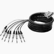 [DDA8-TRS-10] Digiflex DDA8-TRS-10 - Câble Audio - 8 x 1/4" TRS / DB25