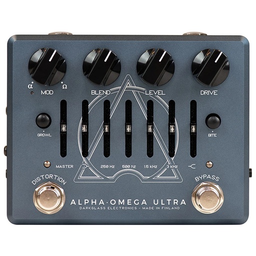 [ALPHA OMEGA UL] Darkglass Alpha-Omega Ultra V2 - Pédale Préamp/Distortion - Sonorité Puissante