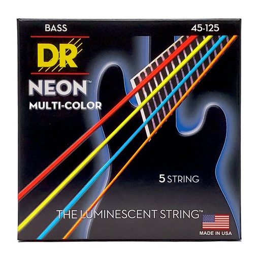 [NMCB5-45] DR NMCB5-45 - Cordes de Basse 45-125 Multi-Couleur