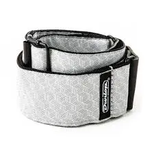 [D67-12] Dunlop Courroie Jacquard Cube Hatch LT Grey