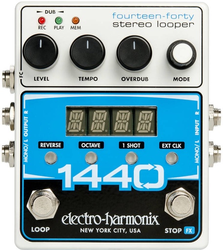 [1440LOOPER] Electro-Harmonix 1440 Looper Pédale de Boucle Stéréo