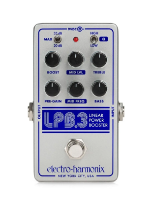 [LPB3] E.Harmonix LPB3 - Pédale de puissance linéaire et EQ - Boost sonore