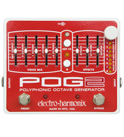 [POG2] E.Harmonix POG2 - Pédale Générateur d'Octave Polyphonique