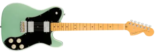 [0113962718] Fender Américaine Pro II Tele Deluxe Vert Mystic Surf