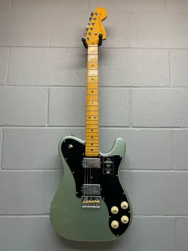 [113962718] Fender Américaine Pro II Tele Deluxe - Guitare Électrique - Vert Mystic Surf - Usagée