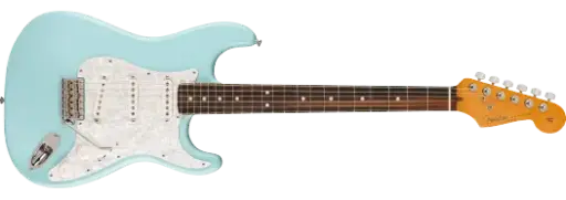 [115010704] Fender American Limited Cory Wong Stratocaster - Electric Guitar - Daphne Blue
