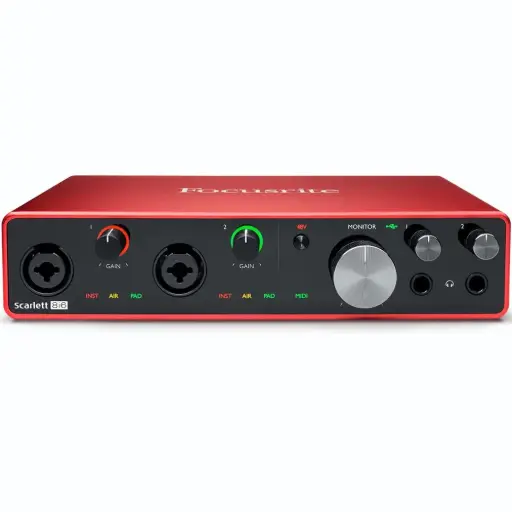[Scarlett 8i6 3rd] Focusrite Scarlett 8i6 3rd Gen Interface Audio Usb 8 E/ 6 O