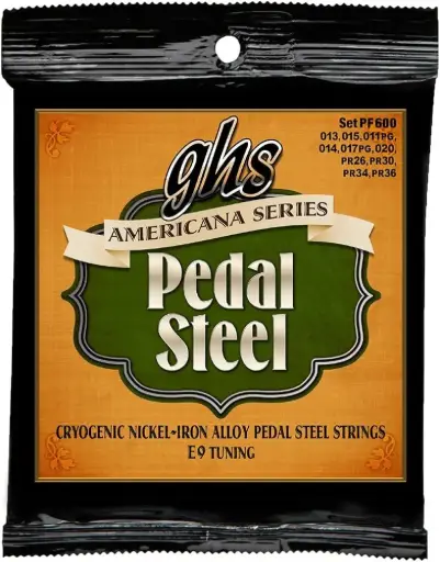 [PF600] GHS Americana Series PF600 - Chaînes de Réglage E9 pour Pedal Steel