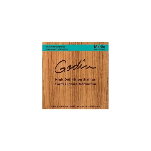[39920] Godin Cordes Pour Merlin - 2x .012 (acier), .016 (acier), .025 (enroulé)