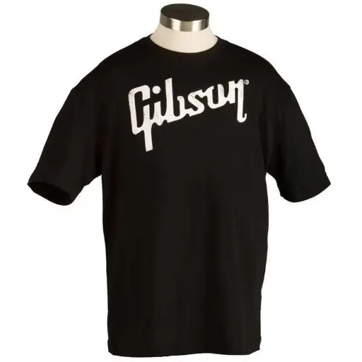 [GTS-BK] Gibson T-Shirt Black - Vêtement Musicien - Style et Confort