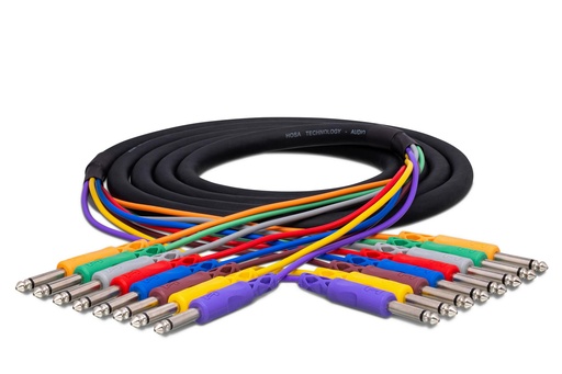 [CPP-801] Hosa CPP-801 - Câble Multipaire 1/4 TS - Connectivité Audio