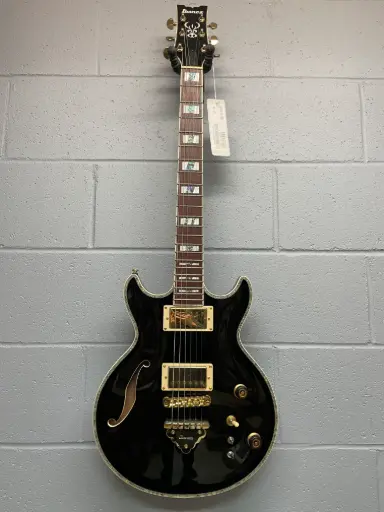 [AR520-HBK] Ibanez AR520HBK - Black Hollow Body Electric Guitar