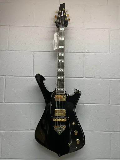 [4l250200107] Ibanez Fireman Custom FRM350BK - Guitare Électrique - Signature Paul Gilbert