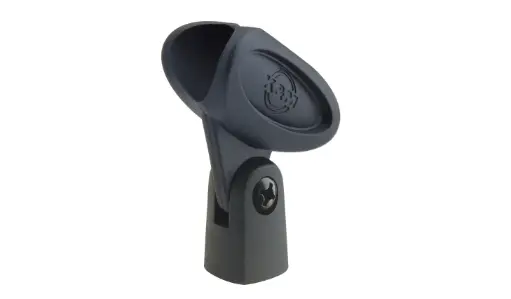 [85035-BLACK] K&M Pince en plastique pour micro avec support de microphone