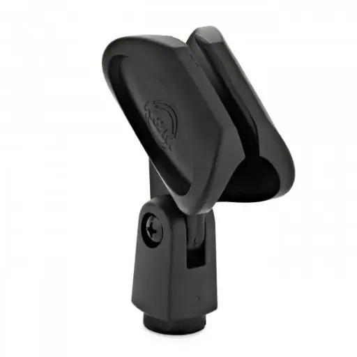 [85055-BLACK] K&M Pince micro pour microphone à main, 28-34 mm - noir