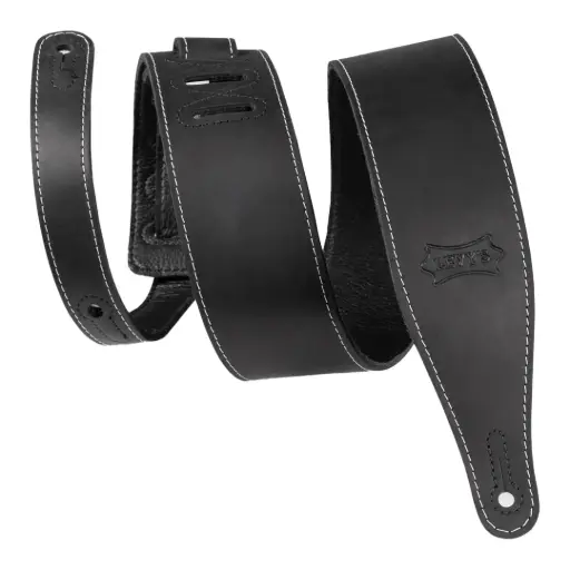 [M17BAS-BLK] Levys Courroie 2.5'' Pull-Up Butter Cuir Noir