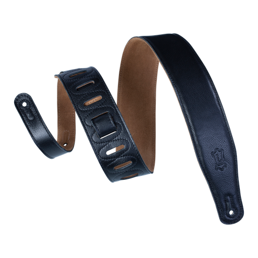 [LM26GF-BRN] Levys Courroie 2.5" Cuir Coussinée Brune
