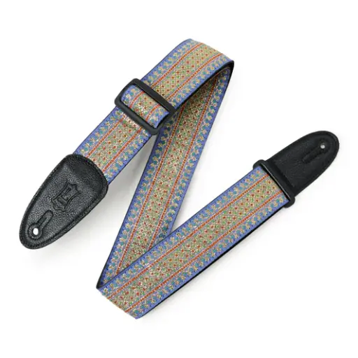 [M8TF-002] Levys M8TF-002 - Courroie Guitare 2" Blue Thai - Confort et Style
