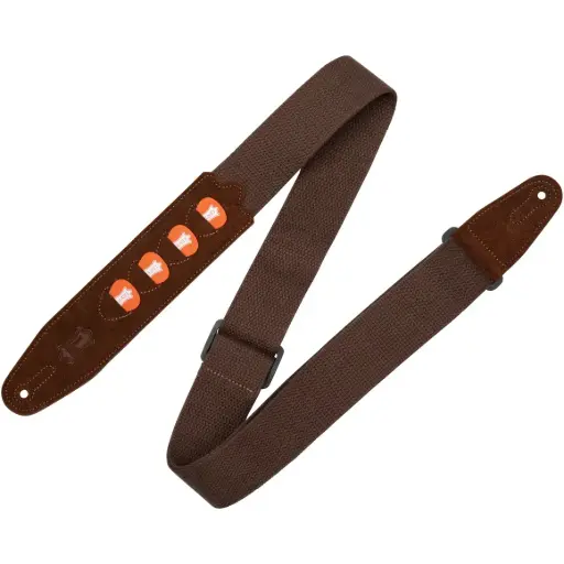 [MC2PH-BRN] Levys Courroie 2'' Cotton Avec Porte Pics Brune