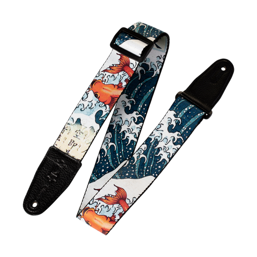 [LMPD2-016] Levy's MDP2-016 - Courroie Guitare - Design Poissons Koi