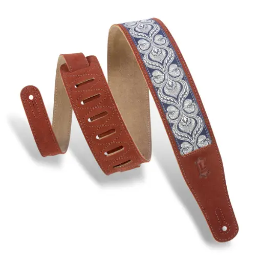 [MSJ26-RST] Levys Courroie 2.5'' Suede Embellit  Rouille