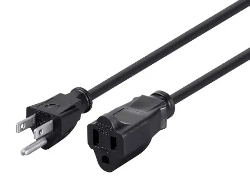 [LU85-50] AC extension cord, U-ground Nema 5-15 ,14/3 50'.
