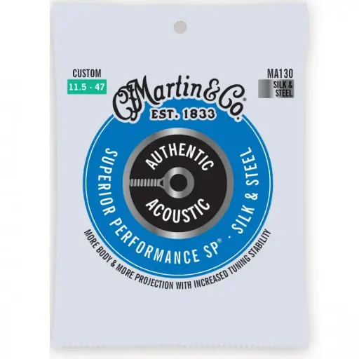 [41Y18MA130] Martin Authentic Folk 11.5-47 - Cordes Guitare Acoustique