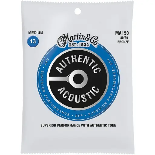 [41Y18MA150] Martin Cordes Authentic 80/20 13-56 - Cordes Guitare Acoustique