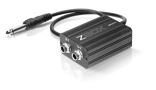 [MOTU Zbox] MOTU Zbox - Adaptateur d'impédance - Optimisation Sonore