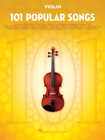 [MUS 5T224729] LIVRE VIOLON - H LEONARD  101 CHANSON POP