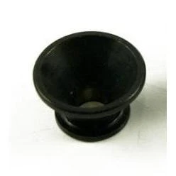 [2090B] Profile 2090B - Bouton pour Courroie de Guitare avec Vis Noir